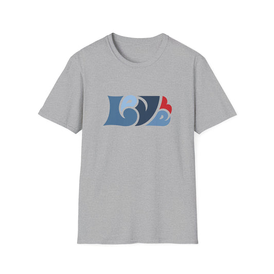 Unisex LOVE T-Shirt (Blue palette)